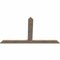 Ekena Millwork Portland Smooth Timber Gable Bracket, Douglas Fir, 72"W x 42"H x 1 1/2"D x 5 1/2"F, 14/12 Pitch GBW072X42X0206POR00SDF - alternate 4